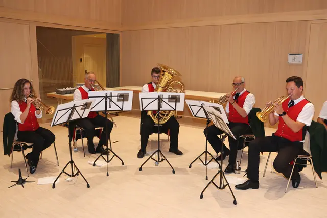 Das Blechbläserensemble der MK Mötz