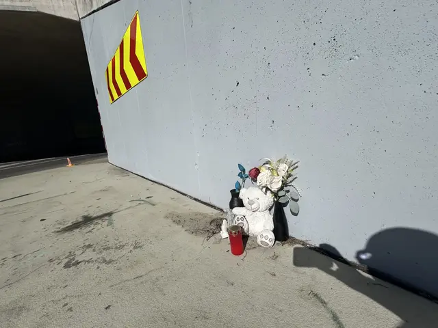Ein Teddy erinnert noch heute an den furchtbaren Todes-Crash der Halloween-Nacht 2025. | Foto: Krücken