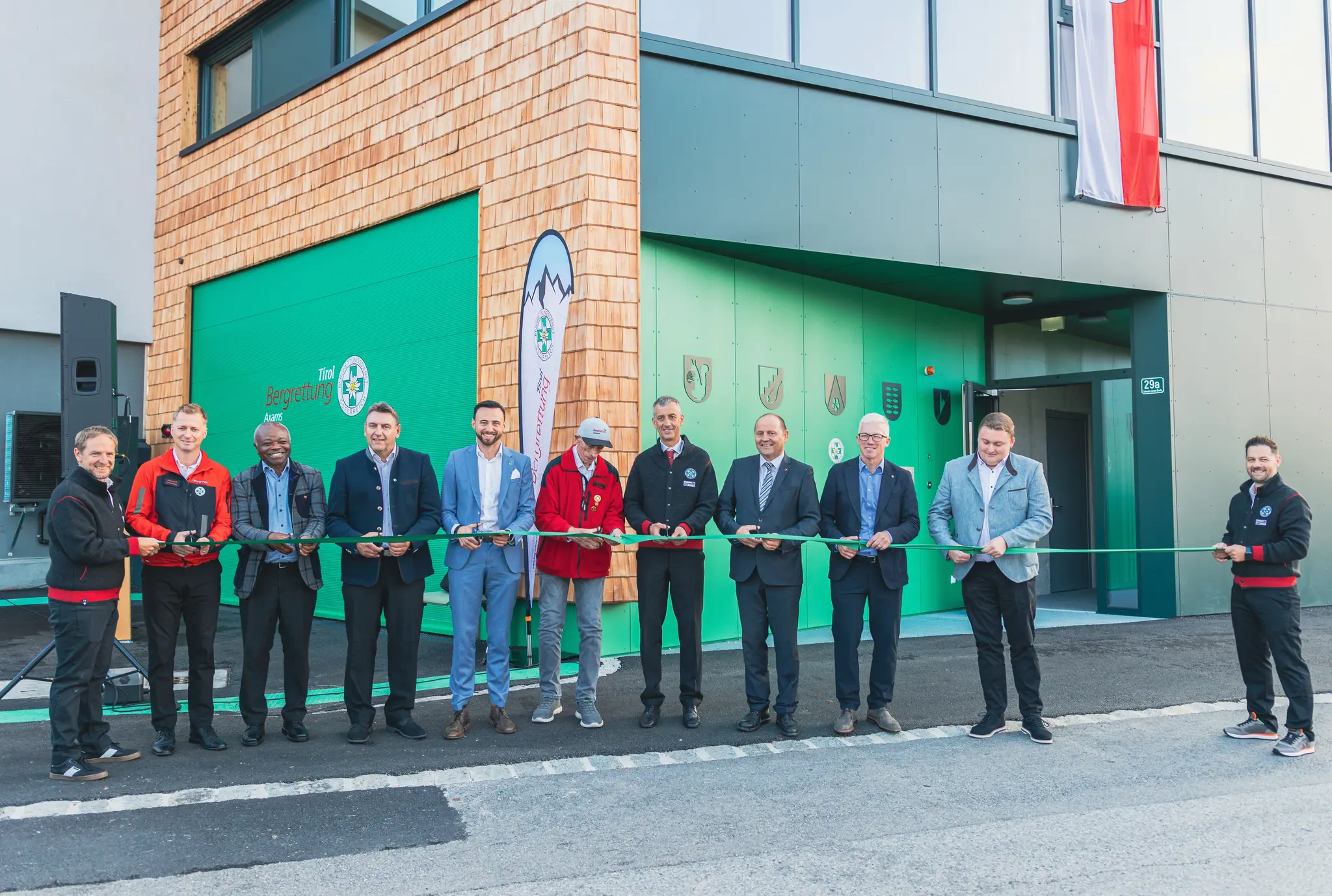Grand Opening: After 50 Years - | Axams Mountain Rescue Service Moves into ...