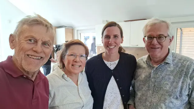 Toni Wintersteller, Angela Lindner, Marina Pertiller und Helmut Lindner.