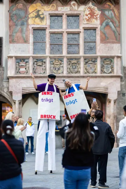 Die Kampagne „INNS‘ trägt BRUCK“ im Fokus | Foto: Alena Klinger