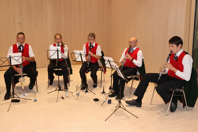 Das Klarinettenensemble der Musikkapelle Mötz