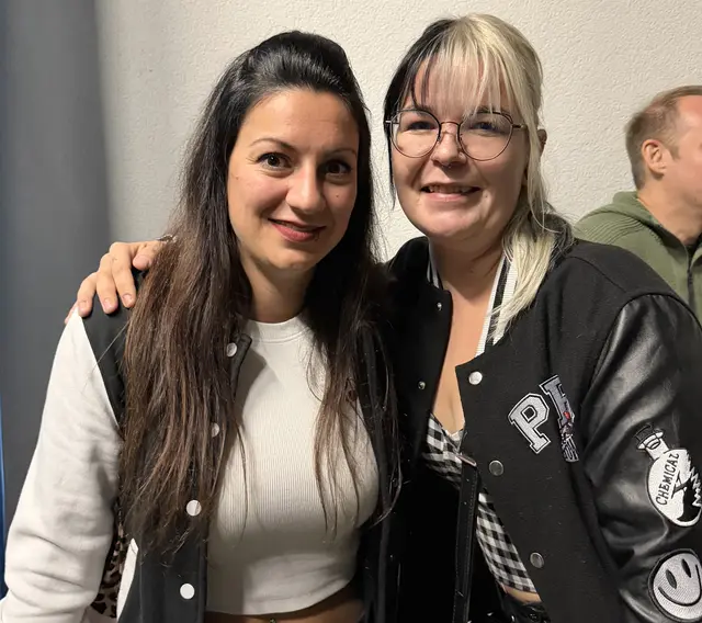 Viel Spaß hatten auch Tamara Elbaky und Nadine Stamminger an diesem Abend. | Foto: Petra Ortner