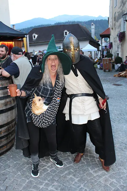 Hexe von Hall mit Kreuzritter von Hall