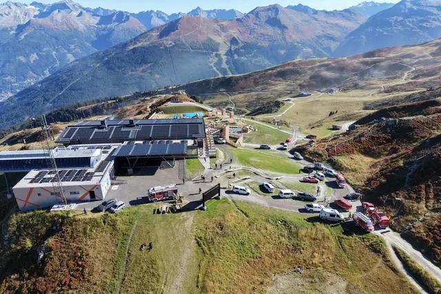 Einsatzkräfte trainierten den Ernstfall auf der Schlossalm in Bad Hofgastein. | Foto: Land Salzburg/Neumayr/Hölzl