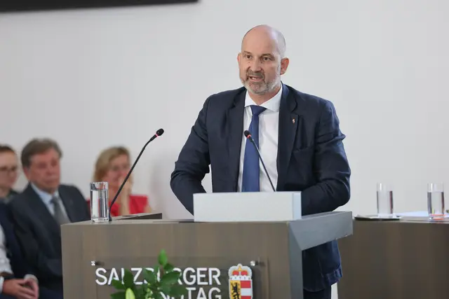 Der Landtagsabgeordnete  Markus Maurer, SPÖ-Klubvorsitzender, Salzburger Landtag. | Foto: Land Salzburg / Franz Neumayr