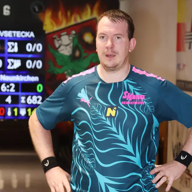 Philipp Vsetecka (Neunkirchen) erzielte mit 682 Kegel Tagesbestleistung und neuen Bahnrekord