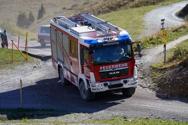 Einsatzkräfte trainierten den Ernstfall auf der Schlossalm in Bad Hofgastein. | Foto: Land Salzburg/Neumayr/Hölzl