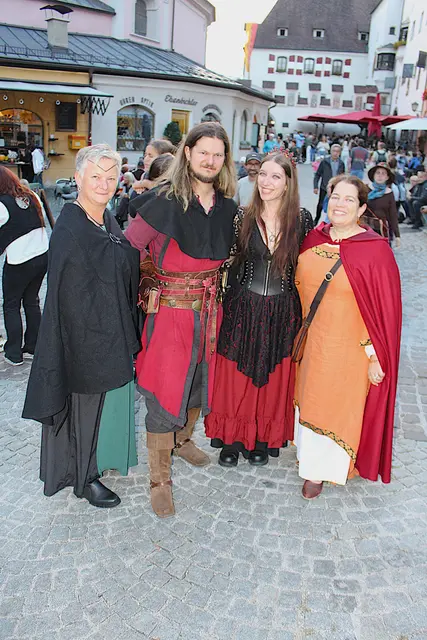 Martina, Hector (Verein Dreschflegel), Luna und Sabine