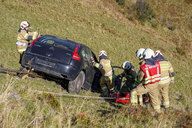 Einsatzkräfte trainierten den Ernstfall auf der Schlossalm in Bad Hofgastein. | Foto: Land Salzburg/Neumayr/Hölzl