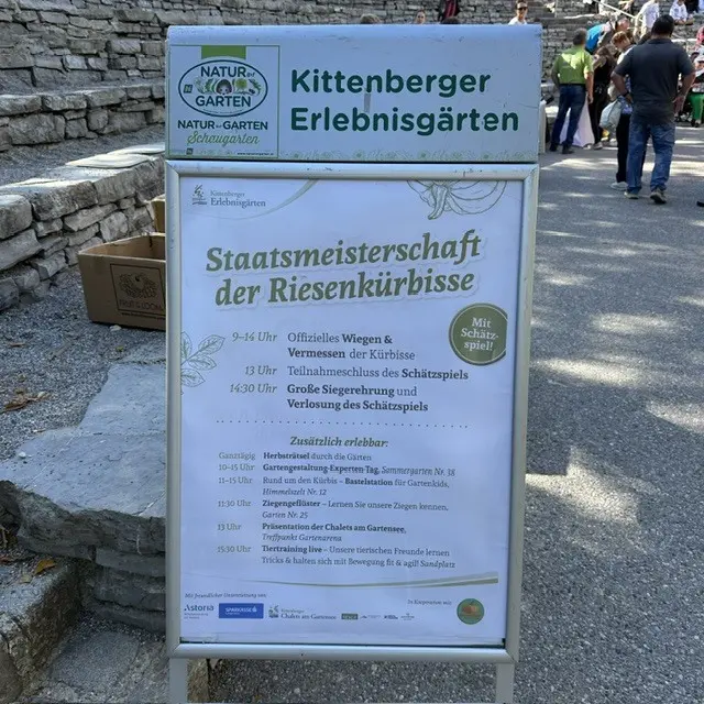 Staatsmeisterschaft der Riesenkürbisse.
