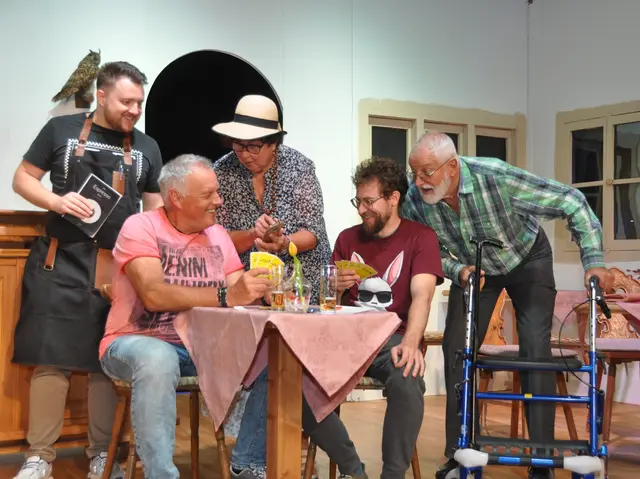 Manuel Mortsch, Jakob Krimbacher, Sigi Baumann, Thomas Schwaiger und Roman Klotz sorgen sich auch um das Kaffeehaus
