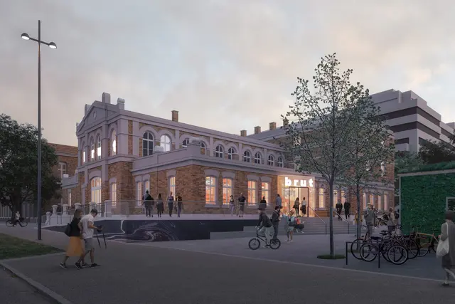 So soll der neue Theaterbau für das "brut" in Neu Marx aussehen. (Visualisierung) | Foto: Treberspurg &amp; Partner Architekten ZT GmbH