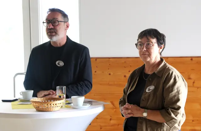 Vorsitzender und Geschäftsführerin, Bgm. Andreas Derntl und Andrea Wahl, können über 10 Jahre Bewusstseinsregion zufrieden Bilanz ziehen. | Foto: Eckhart Herbe