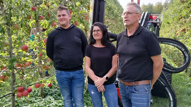Daniel, Bettina und Josef Tauß (v.l.) aus Etzersdorf. | Foto: Josef Hofmüller