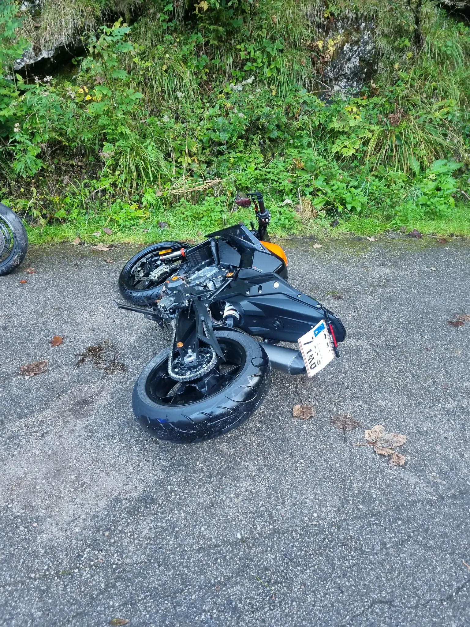 Einsatz: Motorradunfall im Weißenbachtal endet glimpflich - Salzkammergut