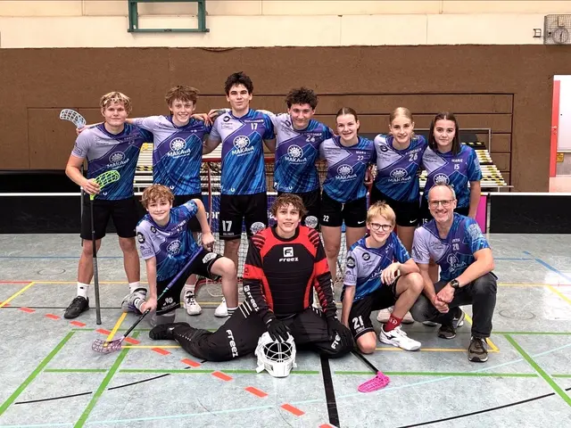 Das U17-Team gewann alle Spiele und geht verdient als Tabellenerster in die nächste Runde.

 | Foto: SU Floorball Bad Ischl