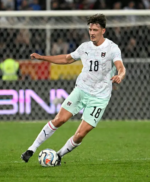 Der Osttiroler Felix Bacher lief erstmals im österreichischen Nationalteam auf und absolvierte die gesamte Partie. | Foto: APA-Images / APA / HELMUT FOHRINGER
