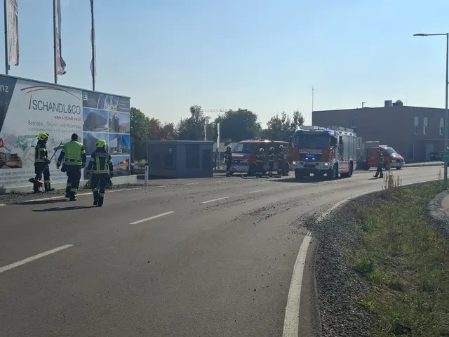 Unfall auf der Thayaparkstraße in Waidhofen/Thaya | Foto: FF Waidhofen/Thaya