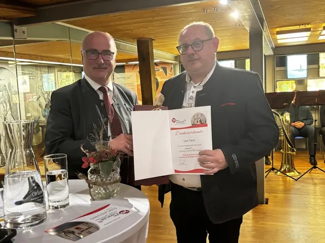 Bürgermeister Gerhard Lueger und Uwe Plank.