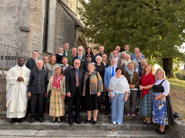Gemeinsames Feiern der Bauernschaft und der Ehejubilare in Ohlsdorf. | Foto: Gemeinde Ohlsdorf
