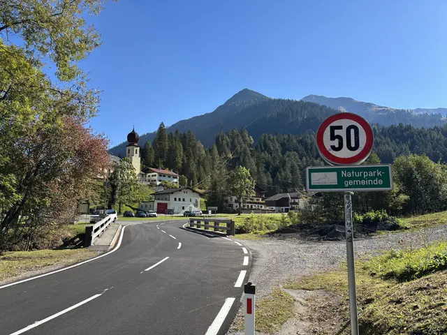 Wo das 50er-Schild sitzt, sollte eigentlich die Ortstafel montiert sein, das Schild wurde aber gestohlen. | Foto: MeinBezirk/Günther Reichel