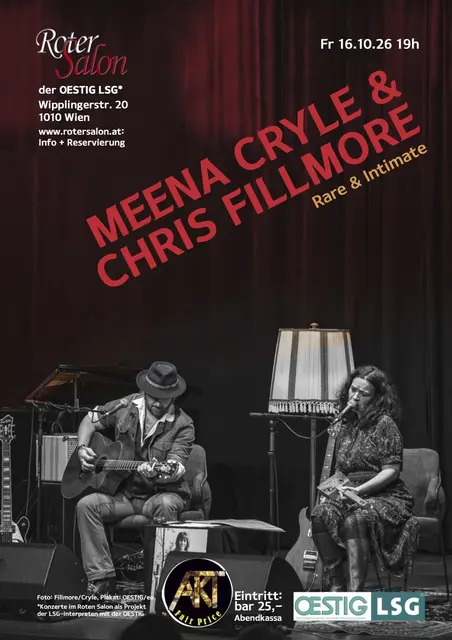 Sängerin MEENA CRYLE und Gitarrist CHRIS FILLMORE intim im Duo