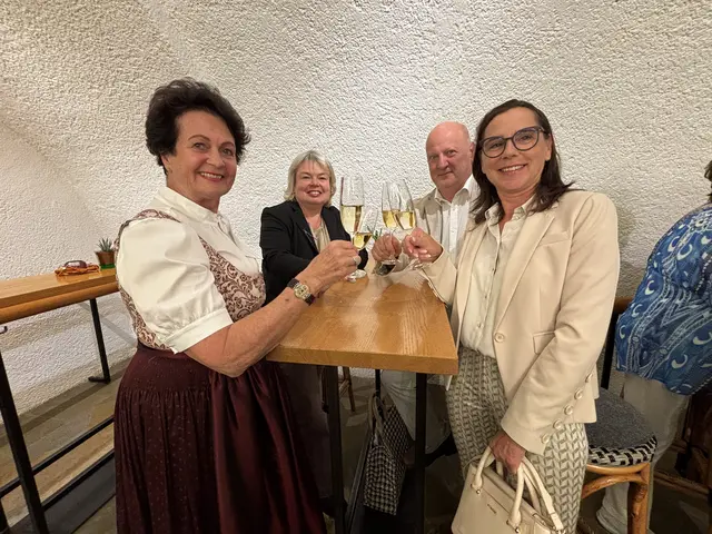 Ingrid Rinagl, Sonja Seisenbacher, Andreas und Cornelia Welser.