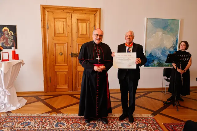 Diözesanbischof Wilhelm Krautwaschl (l.) und Franz Küberl 