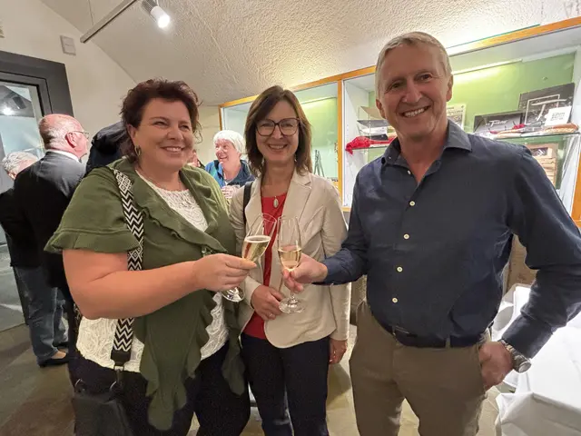 Eva Pechhacker, Erika Helm und Georg Helm.