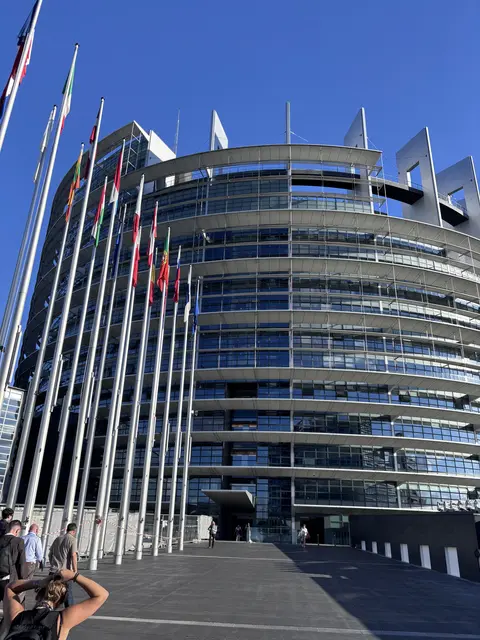Das Europäische Parlament in Straßburg war Schauplatz der mehrtägigen Reise. | Foto: Alexandra Goll