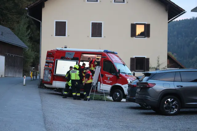 Als Unterstützung wurde das Führungsunterstützungsfahrzeug des Bereiches Voitsberg ebenso Alarmiert. | Foto: HFM Patrick Marcher