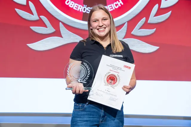 Jana Lindorfer schließt demnächst ihre Lehre bei EM Moser in Lembach ab.  | Foto: Cityfoto