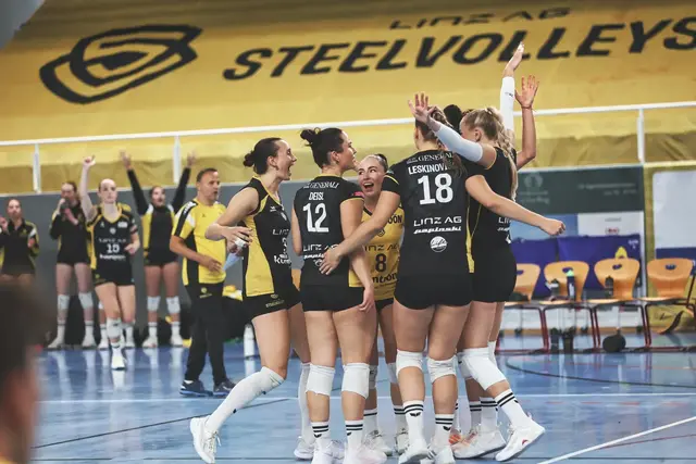 Der Saisonauftakt ist geglückt, nun warten auf die Linzer Volleyballerinnen Hartberg und das Supercup-Duell gegen Sokol. | Foto: Reischl
