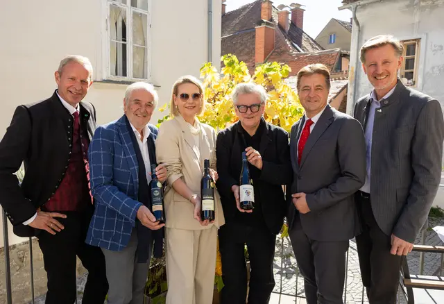 Trüffelweine 2026 sind gekürt: Dieter Hardt-Stremayr, Reinhart Grundner,  Claudia Rossbacher, Johannes Silberschneider, René Apfelknab und Martin Palz (v. l.)