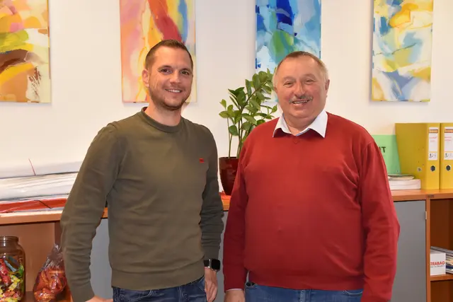 Neues Team an der Spitze: Neo-Vizebürgermeister Marco Fleck soll Bürgermeister Wilfried Bruckner ebenfalls in den nächsten Monaten folgen. | Foto: MeinBezirk/Michael Strini