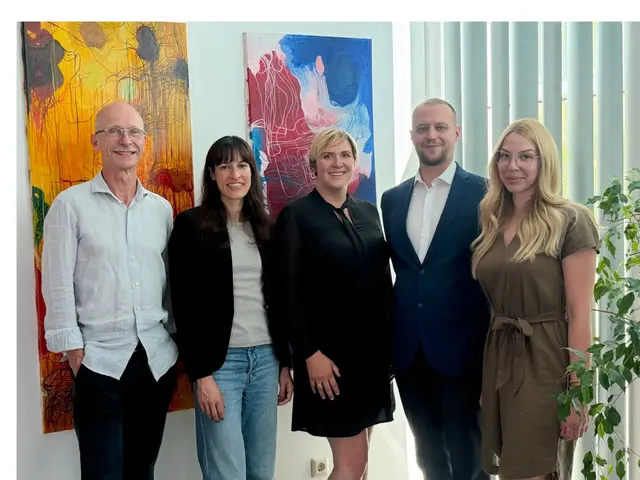 Christian Laurer, Adriana González Palomo, Viktoria Enkmann, Hannes Burgstaller und Natalija Rajicic. | Foto: tecnet equity
