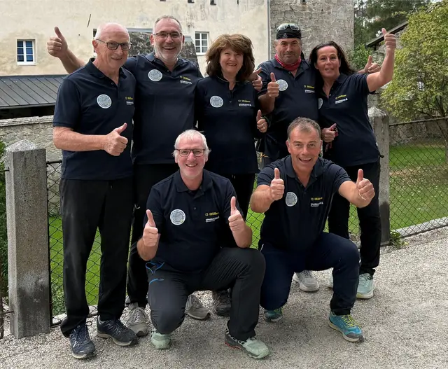 Das Pétanque-Team schaffte als Neuling den direkten Durchmarsch in die 1. Bundesliga.

 | Foto: Martin Seemann