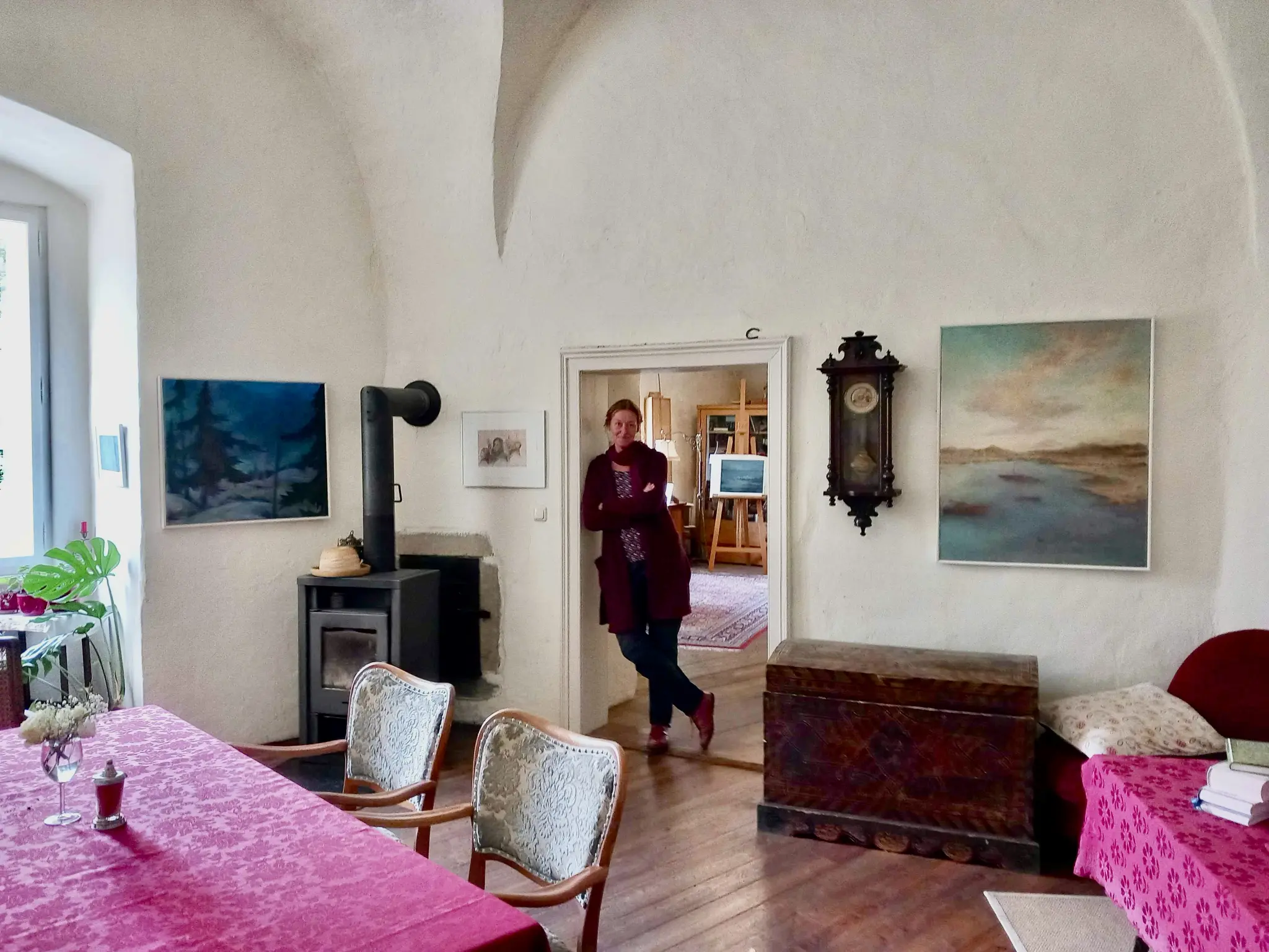 Tragwein: Edeltraud Jungwirth öffnet ihr Atelier auf Burg Reichenstein - ...