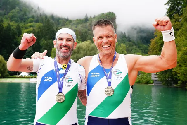 Markus Schützelhofer und Martin Moser feierten in Bled einen historischen Erfolg. | Foto: Wiking Spittal