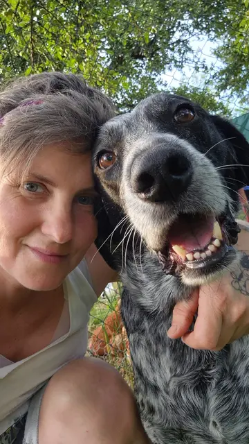 „Mein Hund gibt mir viel Kraft und beruhigt mich“, erzählt Anja. | Foto: privat