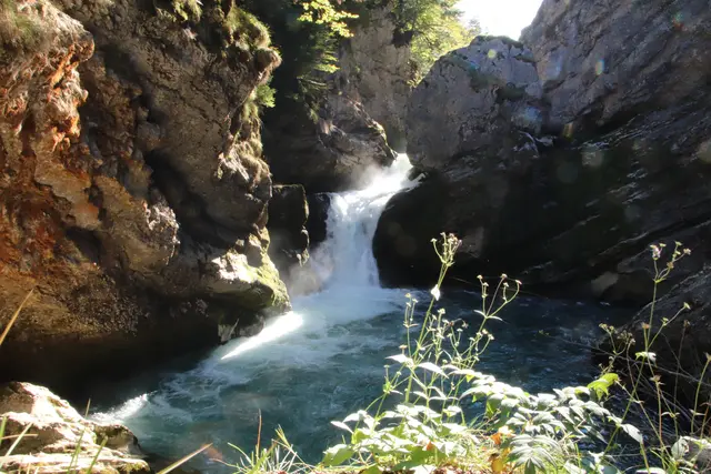 ...am Nachhauseweg den Stromboding Wasserfall 
Stodertal kurz besucht.
