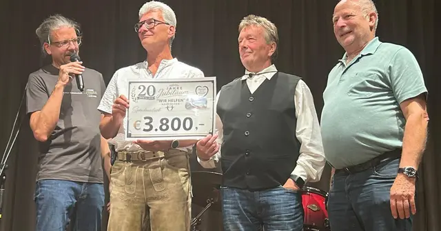 vlnr.: Wolfgang Illinger, JoHannes Sprickler, Franz Spiessberger, Hans Moser | Foto: Wir helfen-Neukirchen