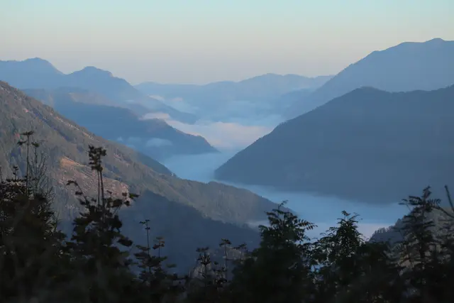 ...Morgenstimmung.
Nebel im TAL: