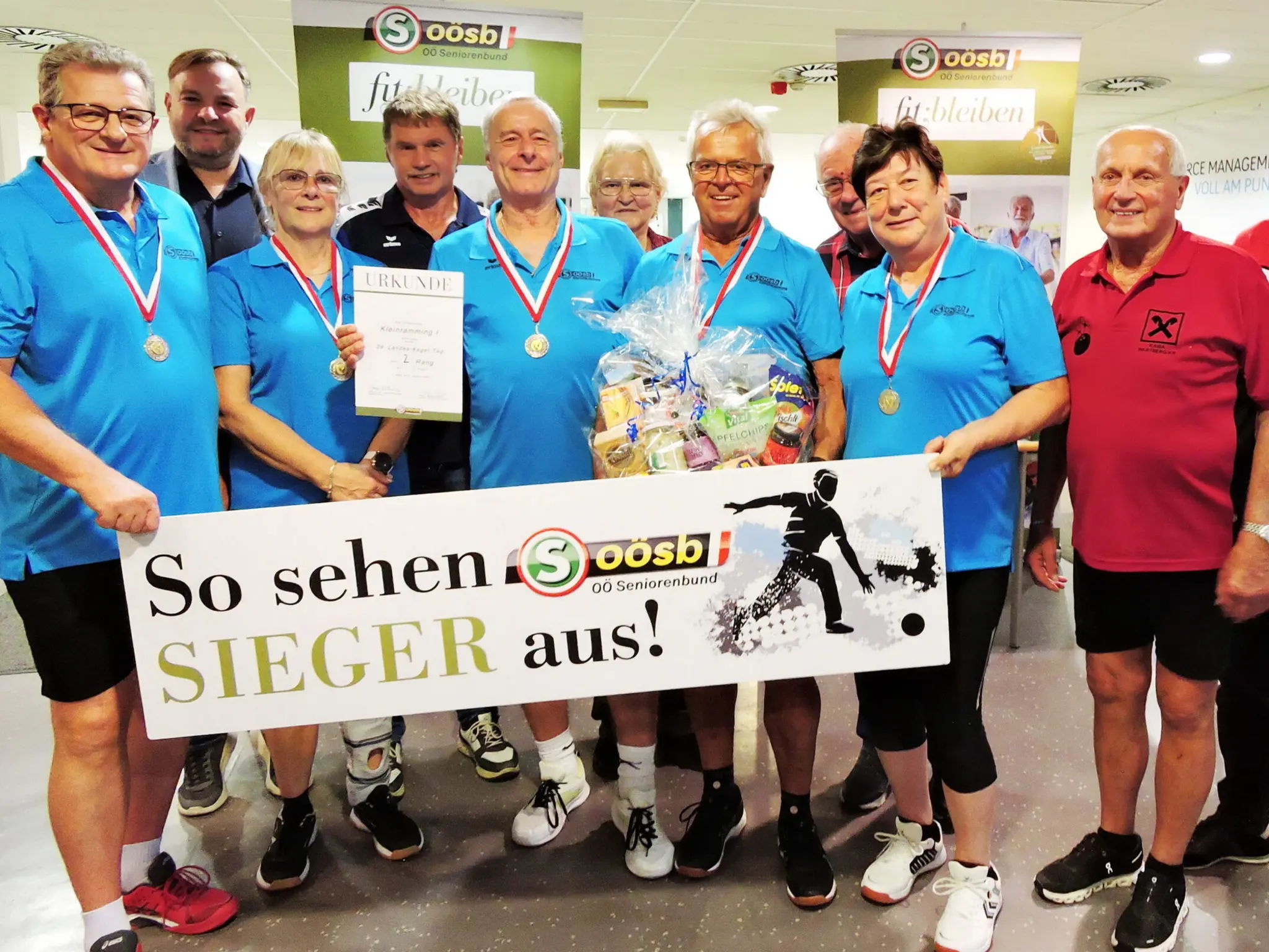 Sporting success: Kleinraming celebrates runner-up finish in state bowling ...