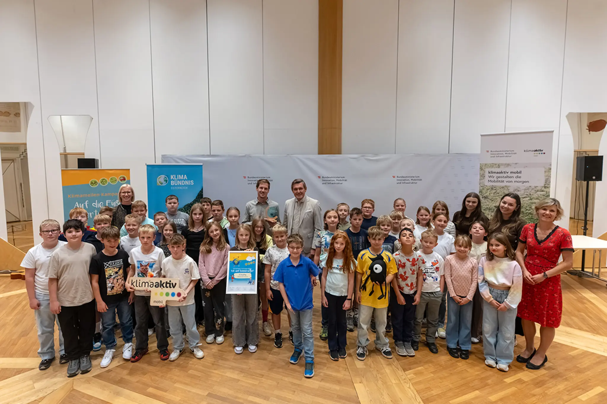 Volksschule Kopfing ist Klimameilen-Sommersieger 2026 - Schärding