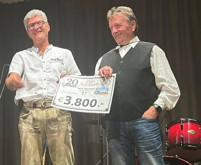 vlnr.: JoHannes Sprickler, Franz Spiessberger | Foto: Wir Helfen-Neukirchen