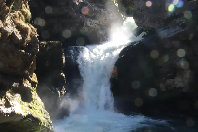 ...der Strumboding Wasserfall.