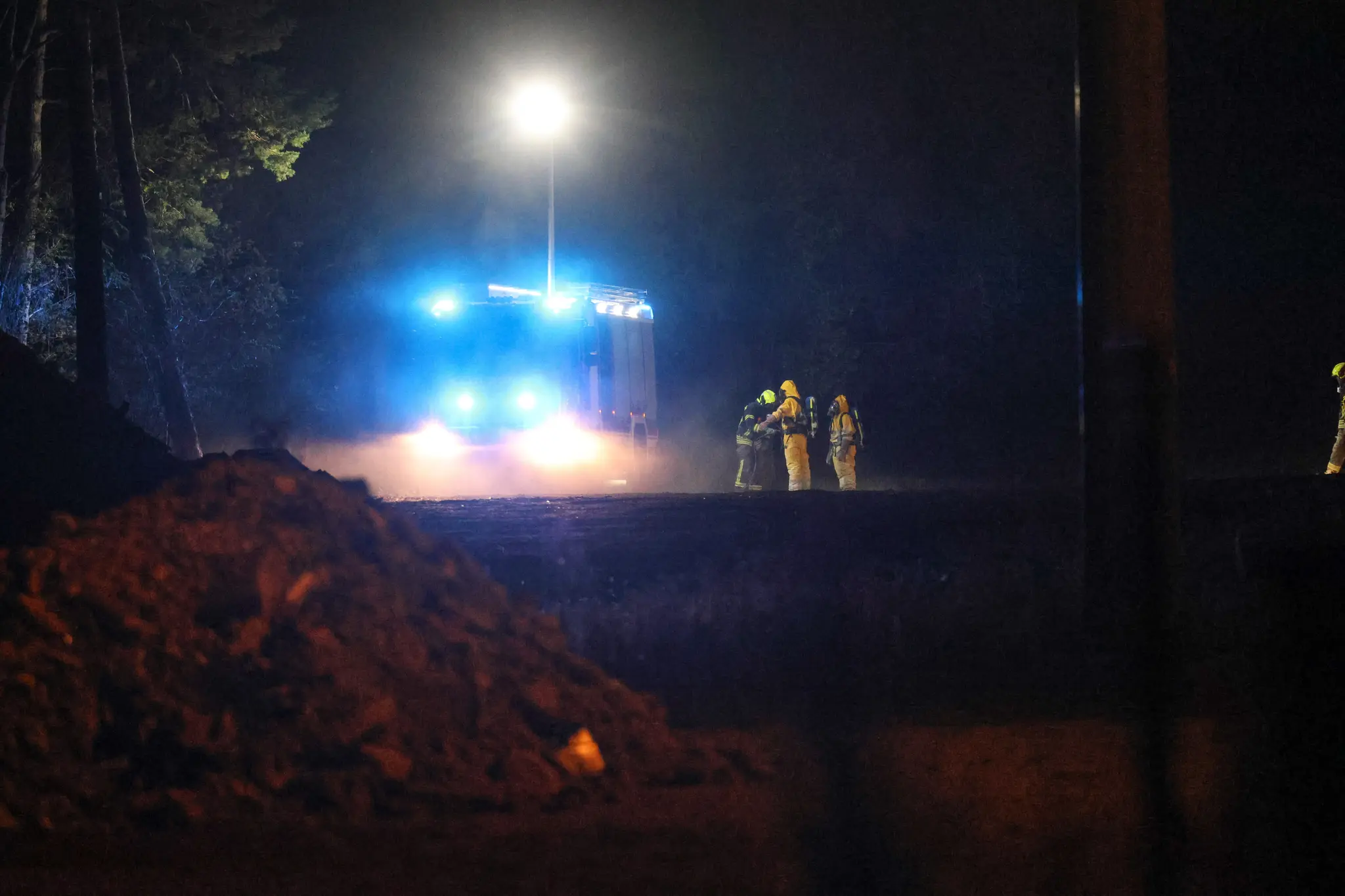 During loading operations with a truck: Fire department deployed after ...