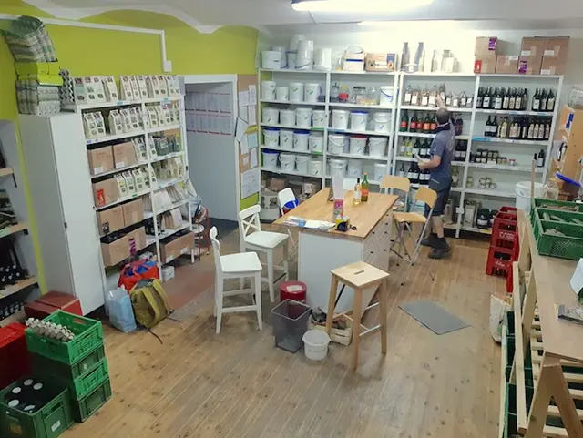 Die Kooperative Radieschenbund in der Brestelgasse. | Foto: Foodcoop Radieschenbund